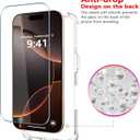 Diverbox for iPhone 16 Pro Max Case [Shockproof] [Dropproof] [Tempered Glass Screen Protector + Camera Protectors] Heavy Duty Protection Phone Case Cover for Apple iPhone 16 Pro Max (Clear)