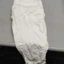 Rolanko Parachute Pants for Girls Y2K Cargo Trousers with Pockets Harajuku, Large