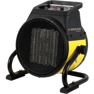 Dura Heat EUH1465 Electric Forced Air Heater with Pivoting Base 5,120 BTU, Yellow (8.5" Height)
