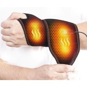 Yabuu Wrist Hand Heating Pad with Massage for Carpal Tunnel Relief,Hand Arthritis,Wrist Pain Relief,Wrist Heat Pad for Achilles Tendonitis,3 Heat Settings hot Therapy Christmas Gifts for Mom Dad