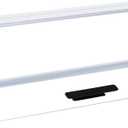 22.6816.930.16 in 2 PCS Aquarium Lid Glass Canopy, Clear Tempered Glass Aquarium Fish Tank Hoods, Set for 70/75/90/110 Gallon Aquarium Fish Tank