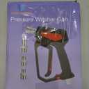 RIDGE WASHER Pressure Washer Gun 5000 PSI, 12 GPM, High Pressure Spray Gun with 1/4" Quick Connector, 3/8'' Quick Connect, M22-14 mm and M22-15 mm Fitting