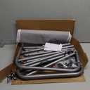 STORAGE MANIAC 3 Section Laundry Sorter, 35.6 Gal (135 L) Laundry Hamper Cart with Heavy Duty Rolling Lockable Wheels and Removable Bags, Clothes Organizer Basket Clothes Separator Hamper, Gray