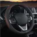 BESULEN Car Steering Wheel Cover, Soft Leather Steering Wheel Protector, Universal Non-Slip Steering Wheel Covers, Comfortable Grip Sweat-Absorbent, Automotive Interior Accessories