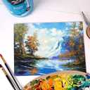 Mont Marte Discovery School Acrylic, Light Green, 1/2 Gallon (2 Liter). Ideal for Students and Artists. Excellent Coverage and Fast Drying. Pump Lid Included.