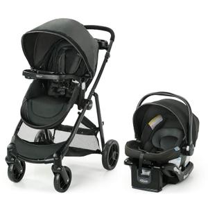 Graco Modes Element Baby Travel System, Infant Car Seat and Stroller Combo, Baby Essentials, Great Gift for New Parents and Baby Registry, Canter, EXP: 2035