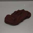 GEMBERA Womens Ribbed Long Sleeve Crewneck Casual Slim Basic Shirts Fitted Knit Tops (X-Large, Brown)