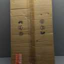 33.4'' LED Gold Chandelier, Modern Crystal Chandelier, Rectangular Dining Room Light Fixture for Kitchen Island Living Room