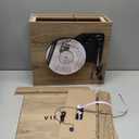 Victrola Liberty - Bluetooth Record Player  5-in-1 Turntable with Vinyl Stream, FM Radio, USB Playback, Built-in Speakers, Use as Stand or Tabletop Player (Farmhouse Oatmeal)