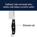 HENCKELS Statement Razor-Sharp 8-inch Chef Knife, German Engineered Informed by 100+ Years of Mastery, Black/Stainless Steel