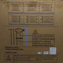 Cumbor 29.7-46" Baby Gate for Stairs, Toddler Safety Essentials for The House, Auto Close Dog Gate for Doorways, Mom's Choice Awards Winner-Easy Install Pressure Mounted Pet Gates for Dogs, White