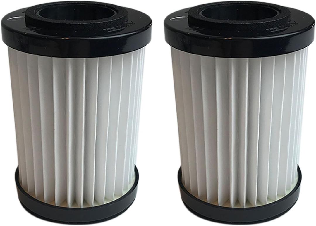 2 Replacement Cartridge Filters - Compatible with Shark Vacuum Filter Parts # EP604 and EU18410, Fits M084500V, M084501V and M084505 Models  (2 Pack) by Crucial Vacuum