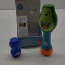 Little Kids Fisher-Price Toddler Toy Shake and Go Bubble Maraca 2-in-1 No Spill Bubble Wand and Musical Toy Maraca | Ages 18+ Months | Includes 4oz of Non-Toxic Bubble Solution