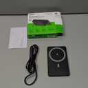 Belkin Portable Charger, Wireless Power Bank 15W 10000 mAh w/ Qi2, MagSafe Charger + Built-in Pop-up Kickstand - iPhone 17, Air, Pro, Pro Max, AirPods, Apple Watch, Google Pixel 10, etc. - Black