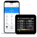 14-in-1 Air Quality Monitor, Indoor Temperature Sensors, Detect PM2.5/PM1.0/PM10/CO2/CO/TVOC/HCHO/Temperature/Humidity, Air Quality Meter for RV Home Office School Hotel