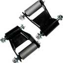 722-004 Rear Leaf Spring Shackles Bracket Kit Compatible with 19801997 Ford F-150/F-250/F-350 Bronco & 19752022 Ford E-150/E-250/E-350/E-450/E-550 Vans