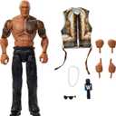 Mattel WWE Elite Action Figure & Accessories, Series #115 6-inch Collectible The Rock with 25 Articulation Points & Swappable Hands