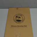 Stove Top Cover for Electric Stove - Silicone Stove Mat for Glass Top, Glass Cooktop Protector, XL Dish Drying Mats For Kitchen,Oven Covers for Electric Stove (Black, 30 x 21)