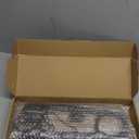 LED Desk Lamp with Clamp, Eye-Caring Clip on Lights for Home Office, 3 Modes 10 Brightness, Long Flexible Goose-Neck, Metal, Swing Arm Architect Task Table Lamps with USB Adapter, Black