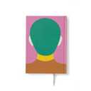 Olimpia Zagnoli Pink Midsized Lined Notebook