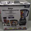 Ninja Kitchen System | All-in-One Food Processor & Blender for Smoothies | Includes Pitcher, (2) 16 oz. To-Go Cups & 8-Cup Bowl | Makes Salsa, Dough, Shakes, & Frozen Drinks | 1500W | Black | BL770