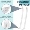 AMI PARTS WR12X22148 Refrigerator Door Handle Set Replaces WR12X11010, WR12X11011, WR12X20141, 3315005, AP5949272, PS9864030, EAP9864030