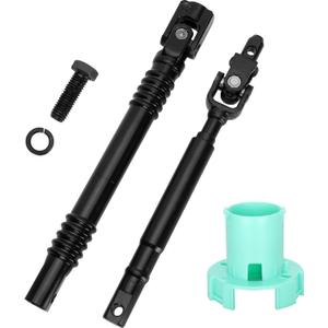 Anrain Upper and Lower Intermediate Steering Shaft Column, Fit for Chevy Avalanche Silverado Suburban GMC Sierra Yukon Cadillac Escalade 1500 2500 3500, Replaces Parts 19329330, 25958109, 905-512