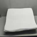 Wedge Pillow for Sleeping & Resting, 24"x24"x10" Memory Foam Cushion with Grey and White Patterned Polyester Cover, Ideal for Bedroom & Living Room  Comfortable Support for Adults