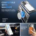 Hensinple Magnetic for Samsung Galaxy Z Trifold Case, Z Trifold Case [Compatible with MagSafe]Transparent Military Grade Drop Magnetic Hinge Protection Rugged Slim Protective Bumper Phone Cover(Clear)
