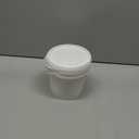 HEMOTON White Plastic Pail 2pcs White Plastic Bucket with Handle Lid 2L Industrial Paint Pail Container Bucket Pigment Buckets Empty Paint Can for Storage Fish Water