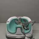 Ingenuity Baby Base 2-in-1 Booster Feeding and Floor Seat with Self-Storing Tray - Mist