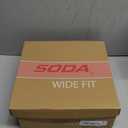 Soda FIRM - Lug Sole Combat Ankle Bootie Lace up w/Side Zipper (7.5 Wide, Black)