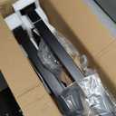 VEVOR Handrail for Outdoor Steps, 2-3 Steps Arch#2 Outdoor Handrail, Adjustable Wrought Iron Staircase Handrail, Thickened Stair Railings for Porch Railing, Deck Handrail