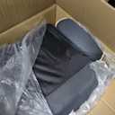 Ergonomic Gaming Chair, 6-Position Reclining Sofa Bed with Lumbar Support, Foldable Floor Lounger with Thick Cushion, Armrests & Side Pockets for Reading, Gray/Beige