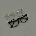 livho High Tech Blue Light Glasses - Advanced 99% Blue Light Blocking Computer Glasses - Anti Eyestrain & UV Glare Protection (B1 Light Black+Clear)