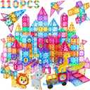 Jasonwell Magnetic Tiles Kids Magnetic Blocks Building Sets 3D Magnet Tile Building Toy Construction Educational STEM Toys Christmas Birthday Gifts for Toddlers Boys Girls 3 4 5 6 7 8 9 10 + Year Old    