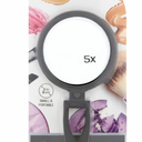Jacent Dib & Dab 3-in-1, Double Sided 5X Magnification Face Mirror, 3 Inch Diameter - 2 Pack