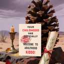 4 x 18th Happy Birthday Card for Boys & Girls, Funny & Hilarious Greeting Card for 18 Year Old Teen, Birthday Gift for Him & Her,Cool 18th Party Decorations