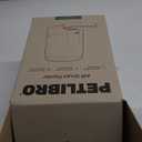 PETLIBRO Automatic Cat Feeder, Wi-Fi Rechargeable Cats Food Dispenser Battery-Operated with 30-Day Life, AIR 2.4G Wi-Fi Timed Pet Feeder for Cats & Dogs, 2L Auto Cats Feeder, White