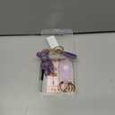 Rayslesan Cute Key Fob Cover with Rhinestone Bear Charm, Bling TPU Smart Key Case for Women, Compatible with Benz A C E S G GLA GLC GLE GLS CLA CLS GT (4-Button, Purple-Gold)