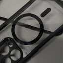 ESR for iPhone 15 Pro Case, Compatible with MagSafe, Full-Body Military-Grade Drop Proof Case for iPhone 15 Pro with Built-in 9H+ Tempered Glass Screen Protector, Clear Black