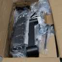 WALI Vertical Dual Monitor Mount for 17-49 inch Ultrawides Curved Screens, Heavy Duty Stacked Dual Monitor Stand for Desk, Adjustable Ultrawide Monitor Arm up to 33lbs, VESA Mount 75/100mm, Black