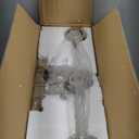 3-Light Bathroom Vanity Light, Modern Brushed Gold Wall Lights with Clear Glass Shades, Bathroom Wall Sconce Lamp for Mirror Living Room Bedroom Hallway