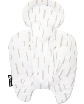 4moms RockaRoo and MamaRoo Infant Insert, Machine Washable, Soft, Plush Fabric, Reversible Design, White