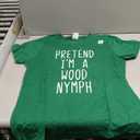 Pretend I'm A Wood Nymph Costume Halloween Lazy Adult Kids T-Shirt L