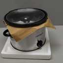 Crockpot Manual 3-Quart Slow Cooker Silver (Stainless Steel)