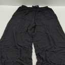 utcoco Women's Cotton Linen Drawstring High Waisted Pants Casual Loose Fit Wide Leg Trousers, Size L