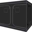 Grow Tent, 120"x60"x78" Hydroponic Mylar Grow Tent Reflective Garden Growing Dark Room with Observation Window, Removable Floor Tray for Indoor Plant Growing 10x5