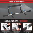 Pull Up Bar for Doorway, Portable Pull-up Bar for Strength Training, Body Fitness Workout Bar With Thickened Steel, Indoor Chin-Up Bar&Upper Body Workout Bar Fitness Trainer for Home and Gym