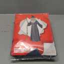 Morph Wizard Costume Men With Wig Warlock Robes Grey Wizard Outfit Adults Halloween Costumes For Men (Large)